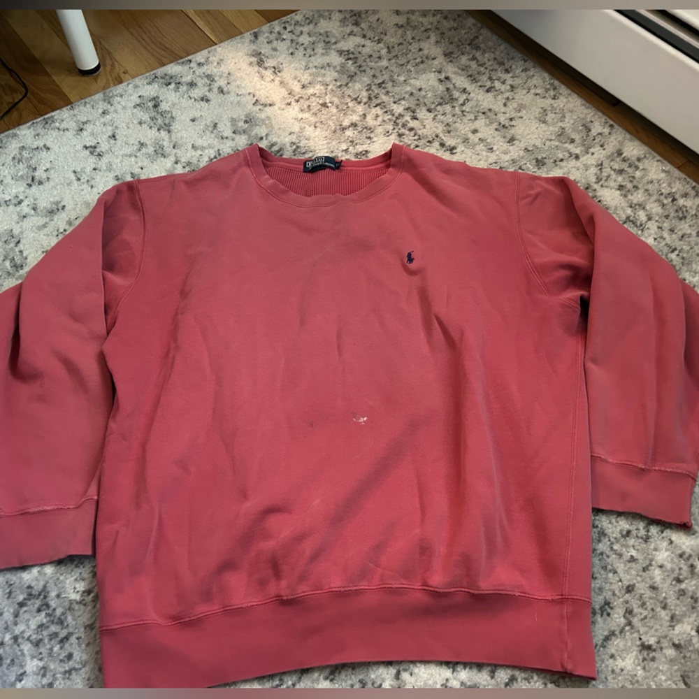 Polo Ralph Lauren Pink Oversized Sweatshirt